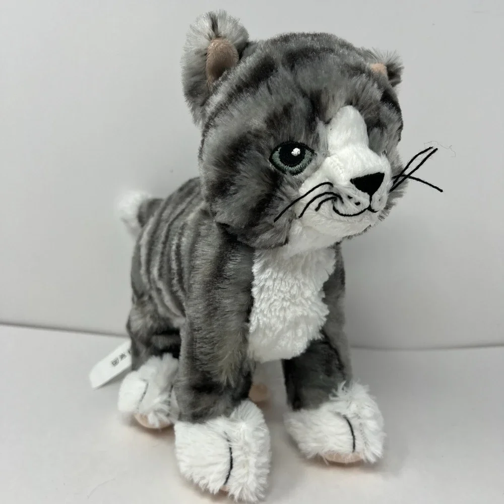 IKEA Cat Plush Lilleplutt Gray Striped Kitten Kitty Stuffed Animal Soft Toy Gift